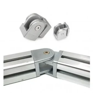 Unión Flexible Bisagra Perfil De Aluminio 3838 4040